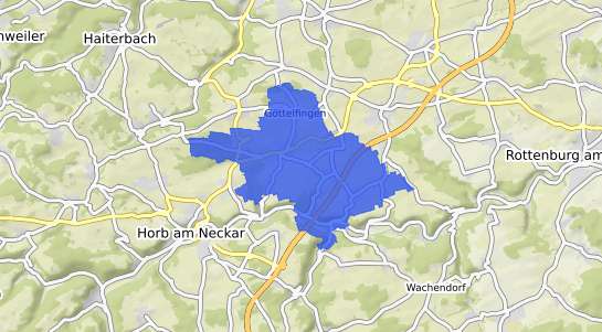 Bodenrichtwertkarte Eutingen im G&auml;u